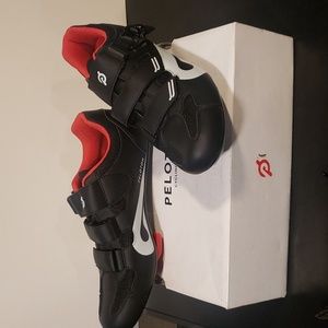 PELOTON PL-SH-B-47 Black Leather Low Top Cycling Shoes Men’s Size 13 New in box